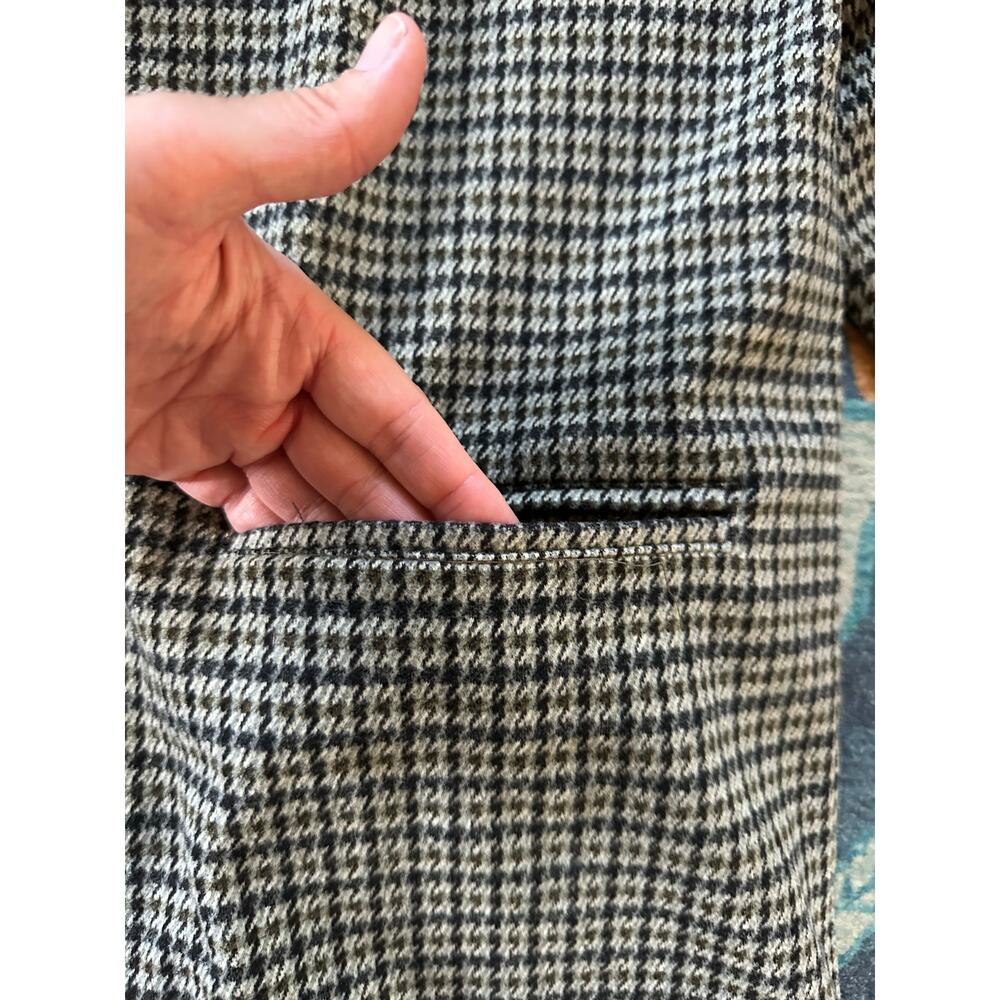 Madewell Oversized Houndstooth Knit Blazer Size Large - Picture 9 of 10